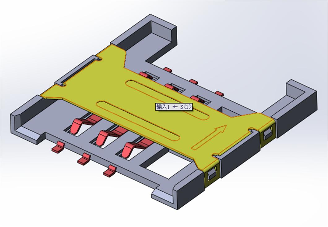 HS-102   ʽ SIM CARD 6PIN