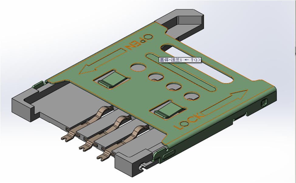 HS-104  Ƹʽ SIM CARD 6PIN