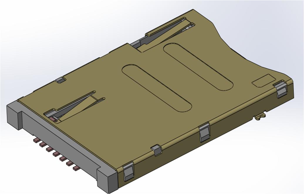 HS-107  SIM CARD PUSH PUSH